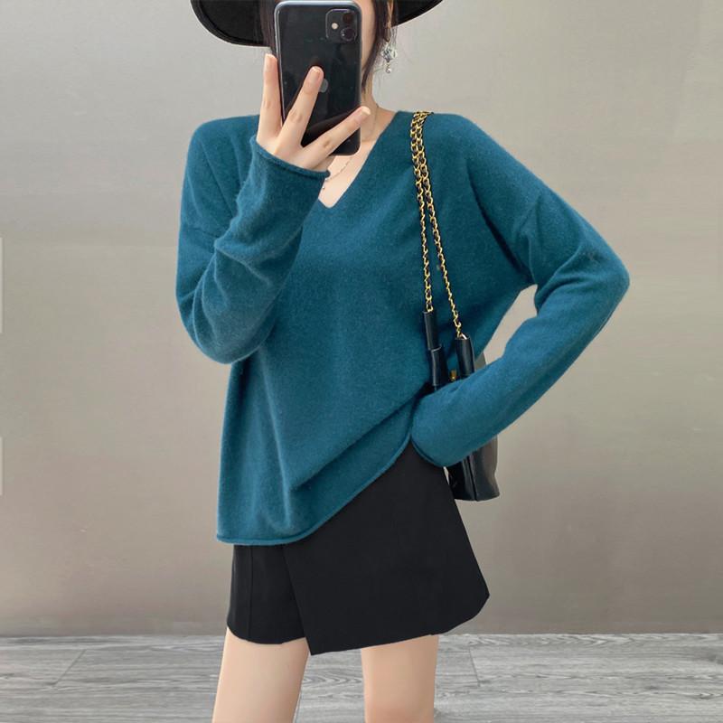 Qinghe 100% Pure Cashmere Women's Sweater - Ultra Soft Luxury Winter Pullover