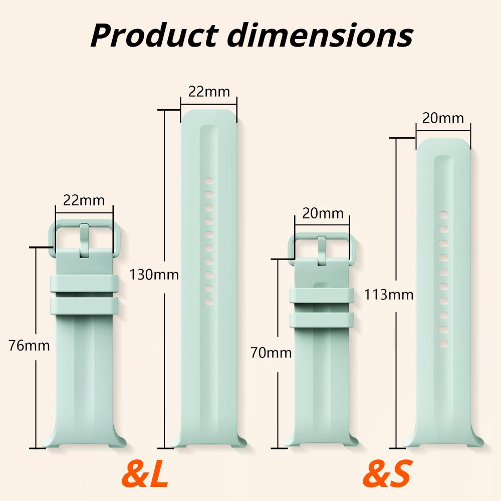 Cinturino Originale in Silicone per Samsung Galaxy Watch 9 44mm 40mm Sport Correa Pulseira Braccialetto per Galaxy Watch 9 8 Classic 46mm Band