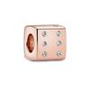 Pandora Roségold Glänzender Würfel Charm Damen Charm 781269C01