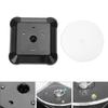 Solar Showcase 360 Rotating Turntable Watch Phone Jewelry Display Stand LED Light(White)