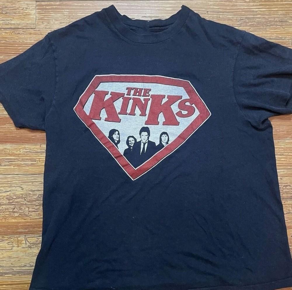 Vintage The Kinks band Navy Shirt Unisex Concert S to 5XL SG471 Unisex T-Shirt XL