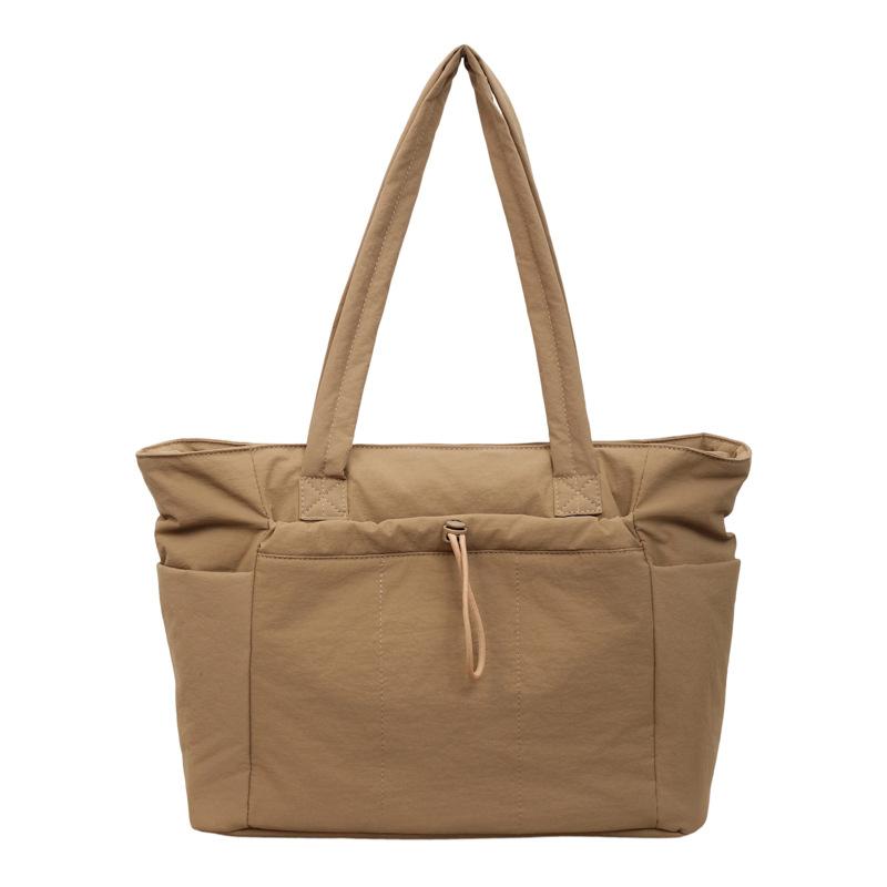 New Quilted Shoulder Bag Large Capacity Comfortable and Versatile Texture Laptop Tote Bag Lightweight Crossbody Bag for Women