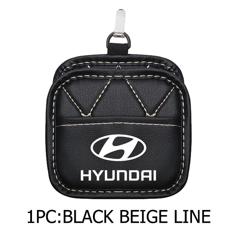 Car Air Vent Storage Pocket Sunglass Holder Coin Key Card Case For Hyundai GDi N Line i10 Azera Genesis G70 G80 G90 Accent pp39