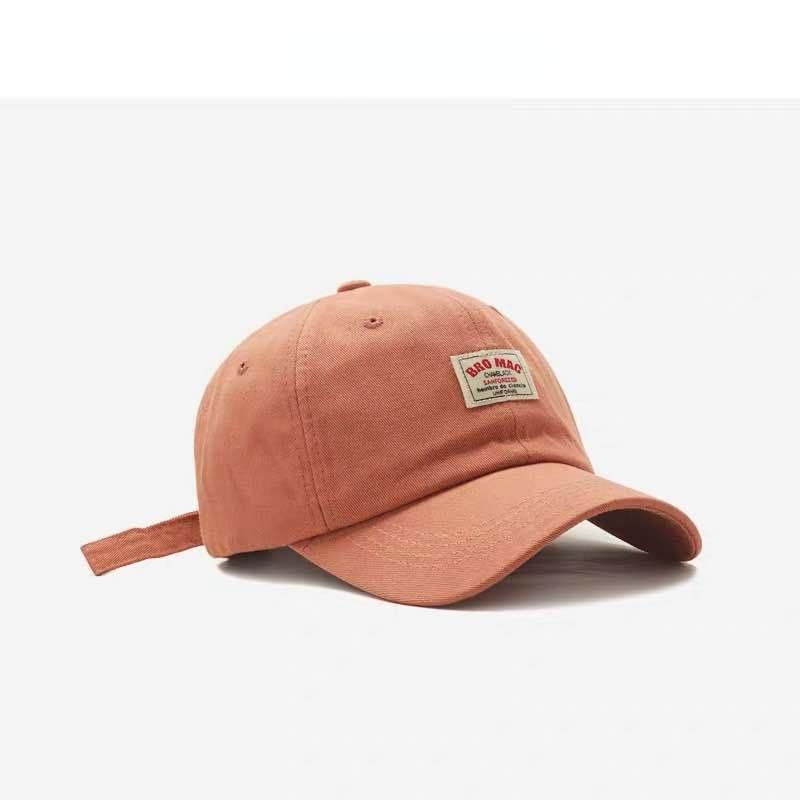 Men and Women General Baseball Cap Soft Top Baseball Cap Sun Hat Cloth Label Letter Duck Tongue Cap