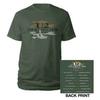 U2 T-Shirt Joshua Tree Logo 2017 Europatour Offiziell Herren Grün ex Tour M