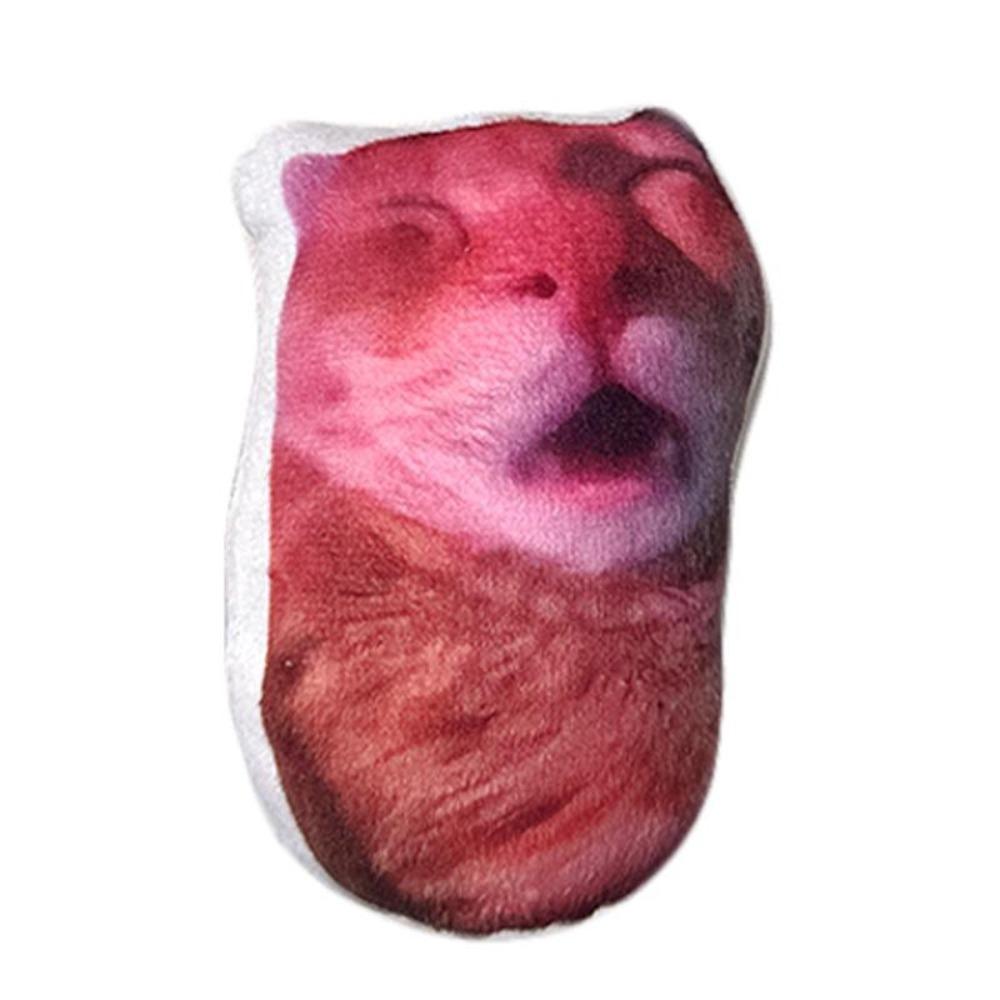 Fashion Oiiai Cat Pendant Electric Huh Cat Keyring Cute Vocal Cat Meme Keychain  Bag Hanging