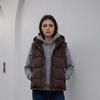 New New Women's Vest Women's Exterior Hooded Autumn and Winter Vest Women's Year Parker Vest Loose Outer Thick
