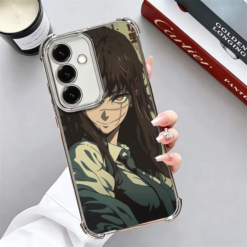 Anime Character Yoru War CSM Plating Phone Case For Samsung A17 A07 A37 A57 A16 A56 A15 A55 A14 A54 A13 A53 A26 A36 A25 A35 A24
