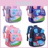 Adorable Cartoon Giraffe Nylon Backpack For Kids Lightweight And Breathable School Bag