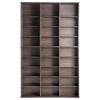 VEVOR Szafka na media, 9-poziomowy regał na DVD, mieści do 756 płyt CD, Regulowane półki na CD, 27 przegródek, Chroni i organizuje muzykę, filmy