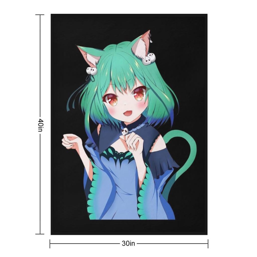 Uruha Rushia Throw Blanket Polar Multi-Purpose Halloween Thin Blankets