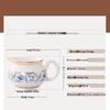 Blue & White Porcelain Tea Pitcher Gong Dao Bei 170ml for Kung Fu Tea Sets
