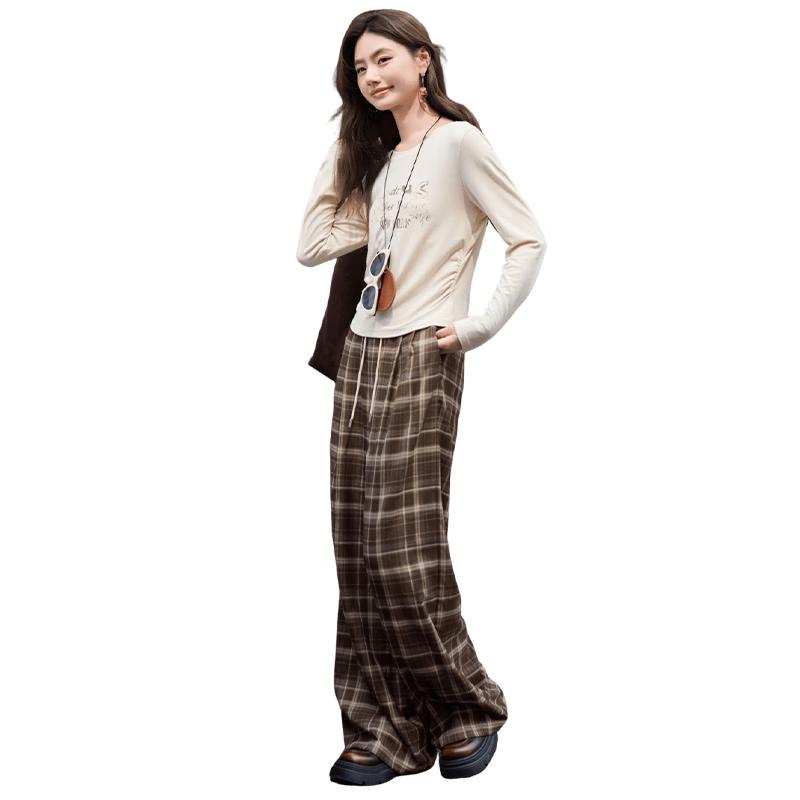 Xiangying Women s Letter Print Long Sleeve T-Shirt XL