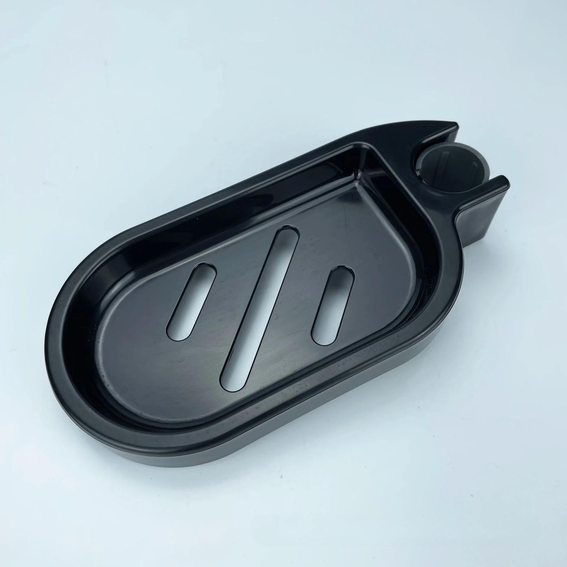 

24/25mm Plastic Shower Rail Soap Dish Box Soap Holder Shower Rod Slide Bar ABS Chrome for Sliding Bar Bathroom Tray