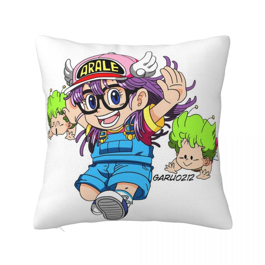 Arale Unchi-Kun Square Pillowcase Cushion Cover Pillow Case Throw Pillow Cover For Home Sofa Living Room