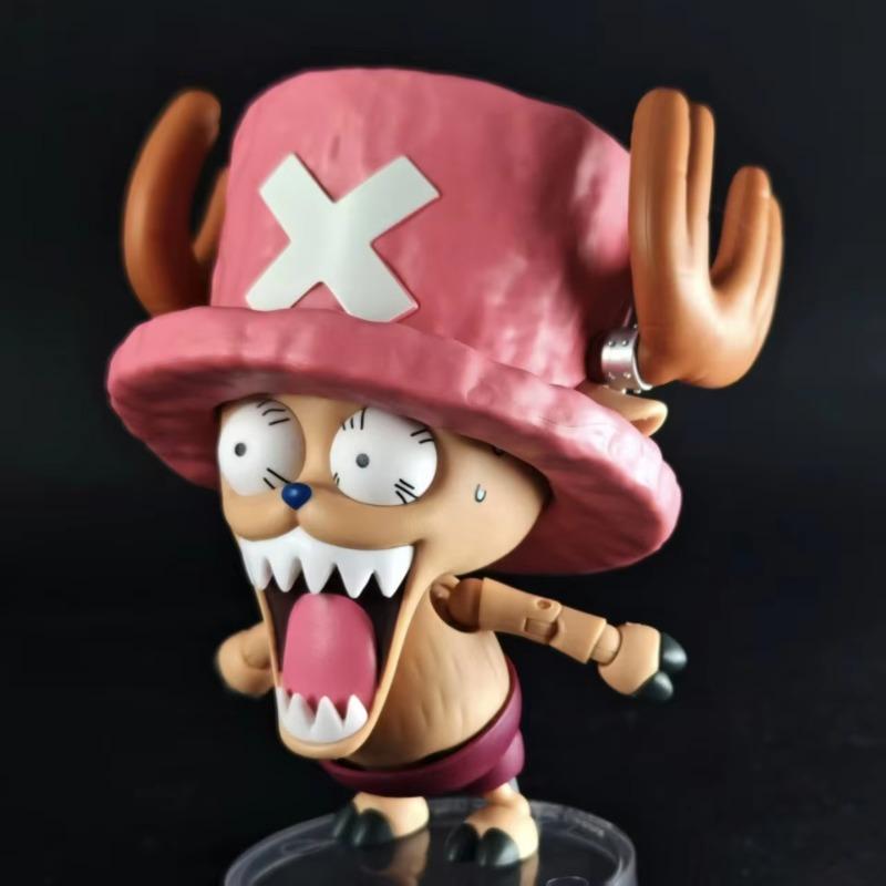 In Stock Shf Chopper Movable Figurine Drum Island Winter Hat Joba Anime Puppet Model Ornament Collection Periphery Holiday Gift
