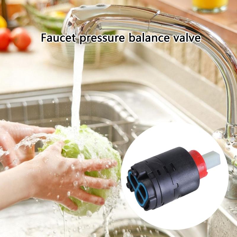 Pressure Balancing Cartridge 40mm Faucet Cartridge Replacement Automatic Pressure Balance Valves Core For Shower Valves