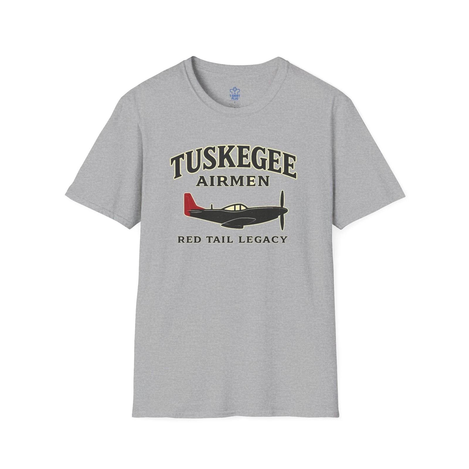 

Tuskegee Airman Red Tail on the Plane T shirt M