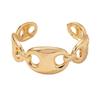 Gold Pig Nose Bracelet - Trendy High-End Fashion Jewelry