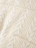 2024 Winter White Knitted Windproof Stand-up Collar Cotton Jacket