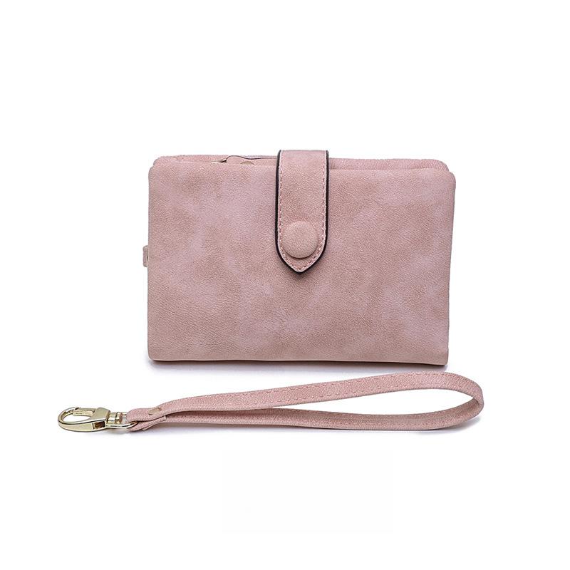 Women Wallets Matte Short Wallet, Portable Pouch, Clutch, Card Holder