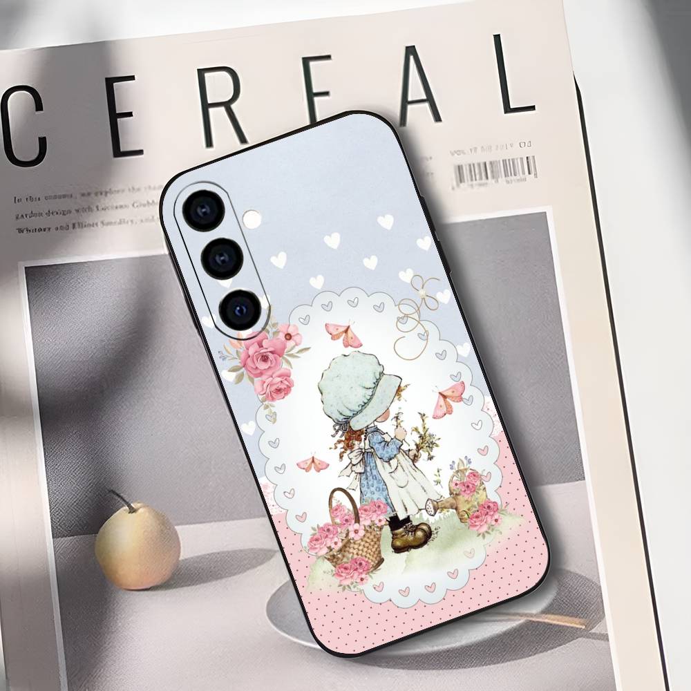 

S-Sarah K-Kay Girl Phone Case For Samsung Galaxy A73,A72,A71,A70,A53,A52,A51,Soft Silicone Black Cover Samsung a11