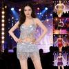 Sequins Wrap Skirt Belly Dance Hip Scarf Wrap Sparkles Mini Skirt Raves Festival Outfit Halloween Costume for Women Girls