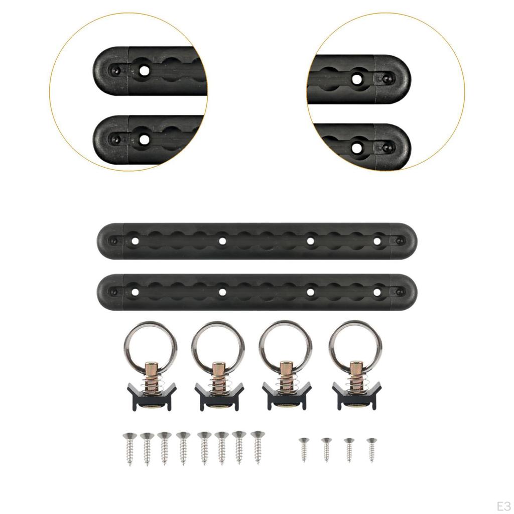 Ladungssicherung L-Schiene Aluminiumschiene 400-500 kg, Anhänger-Zurrschiene, Sichere Ladung für