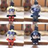 Plush Naruto Short Stuffed Doll Keychain Sasuke Kakashi Character For Fans Decor