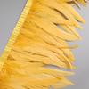 25-30cm Rooster Feather Trimming Chicken Feathers Trims Rooster Tail Feather Ribbon Dress Skirt Costume Carnival Decoration