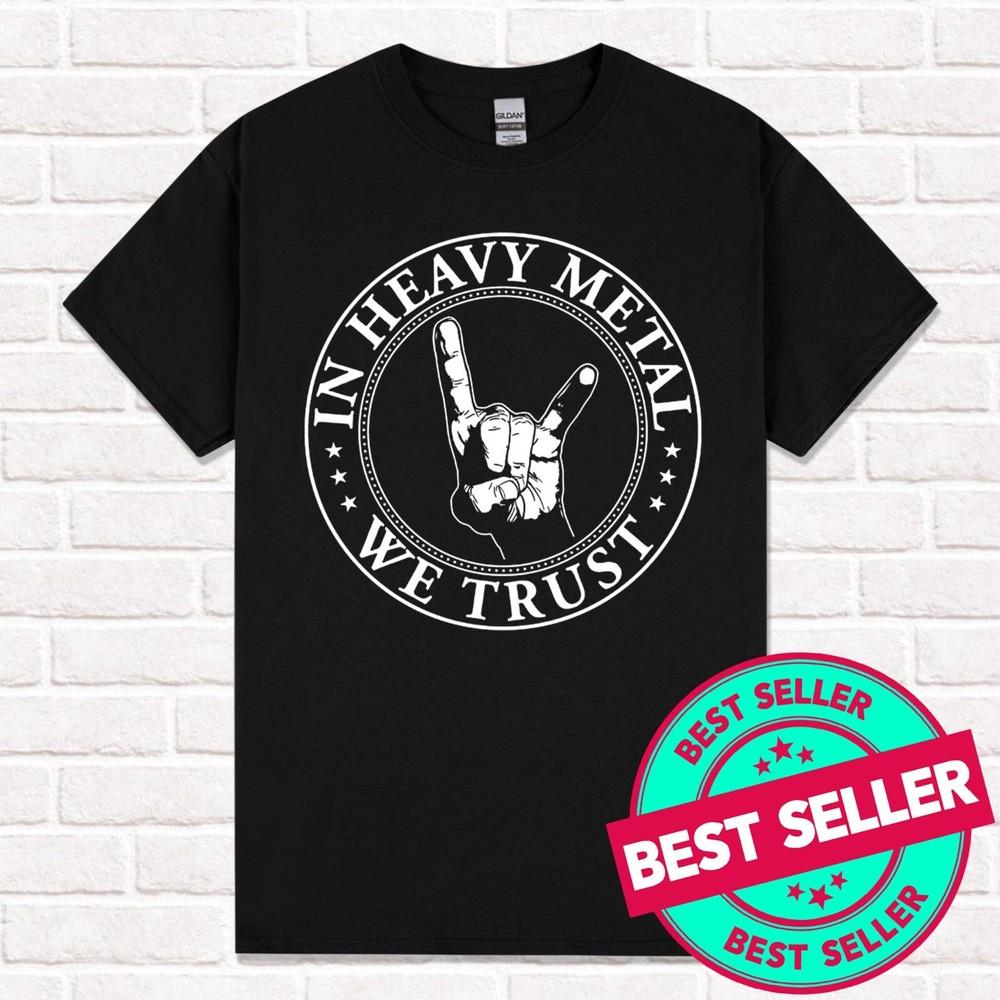 

Heavy Metal TShirt. Rock Style tee. Metalheads apparel. Unisex T-Shirt XXXL