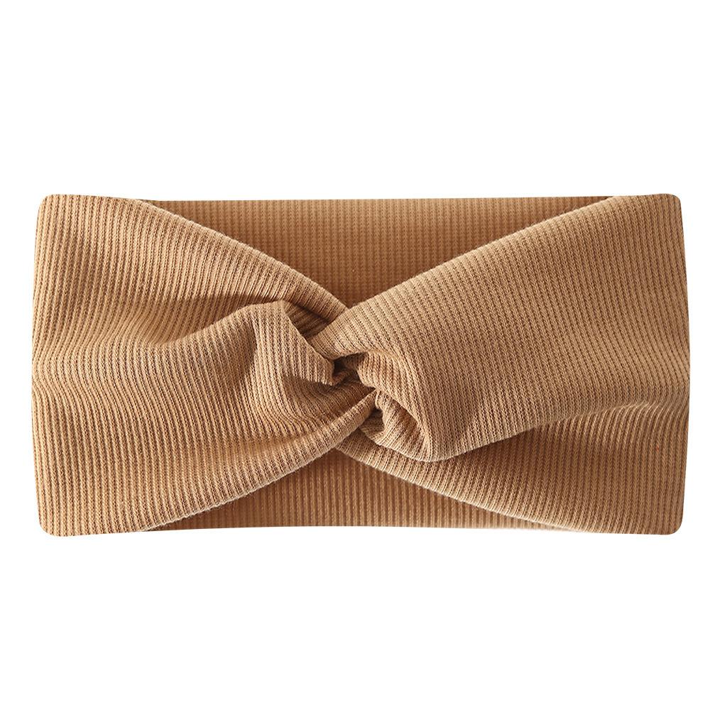 Bohemian Sports Wide Headband Threaded Cotton Cross Yoga Sports Stretch Headband