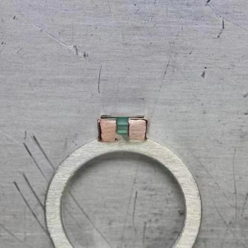 Original Designer Vintage Fresh Mint-Green Crystal Square Rings For Women Light Luxury Jewelry Elegant Banquet Party Gifts