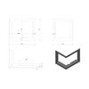 Frame for VNL/610/430 Ce Stove Frame Width 70 Mm