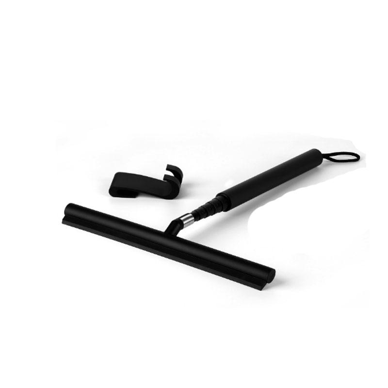 Telescopic Shower Squeegee Cleaner for Glass Door Wiper Scraper with Long Holder Bathroom Mirror Wiper Scraper Glass Cleaning