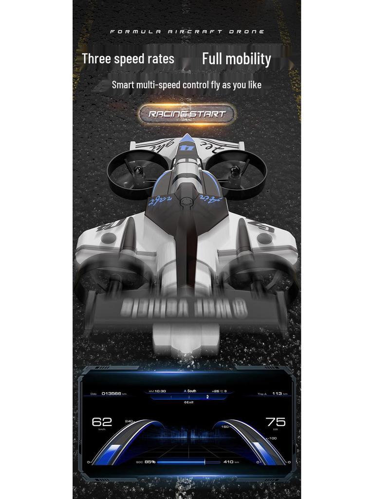 Dual-Use Remote Control Drift Car & Stunt Airplane Toy, Long Battery Life, Fixed-Height Drone Helicopter