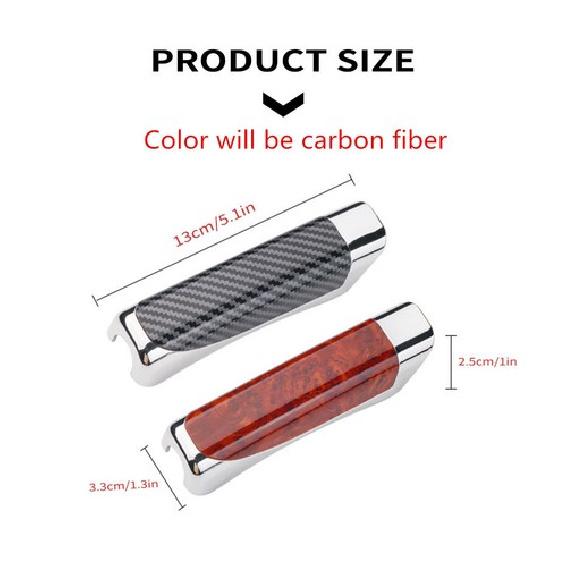 Car Hand Brake Cover Protector Carbon Fiber Style Decor For Interior Accessories