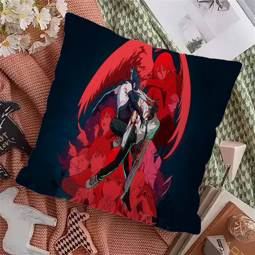 Chainsaw Man The Movie Reze Arc Personalized Pillow Cover Kids Bedroom Wild Party Decor Pillowcase Kid Birthday Shower Gift