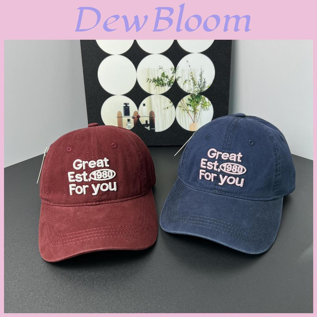 Unisex Cotton Baseball Cap With Embroidered Letters For Casual Sun Protection