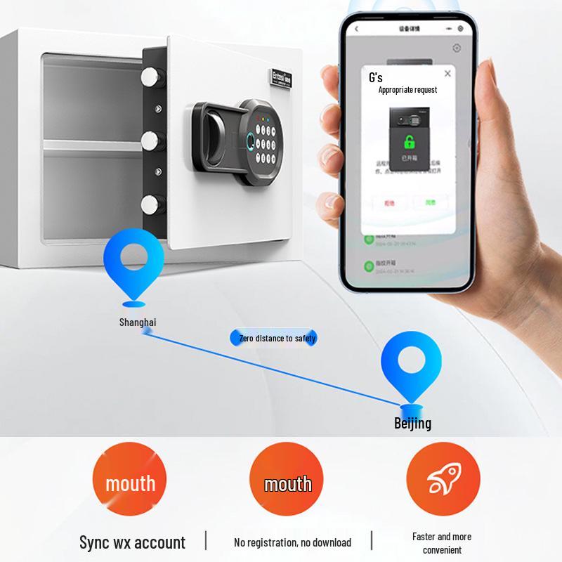 Compact In-Wall Mini Safe: Anti-Theft Password Protected for Home or Hotel Use