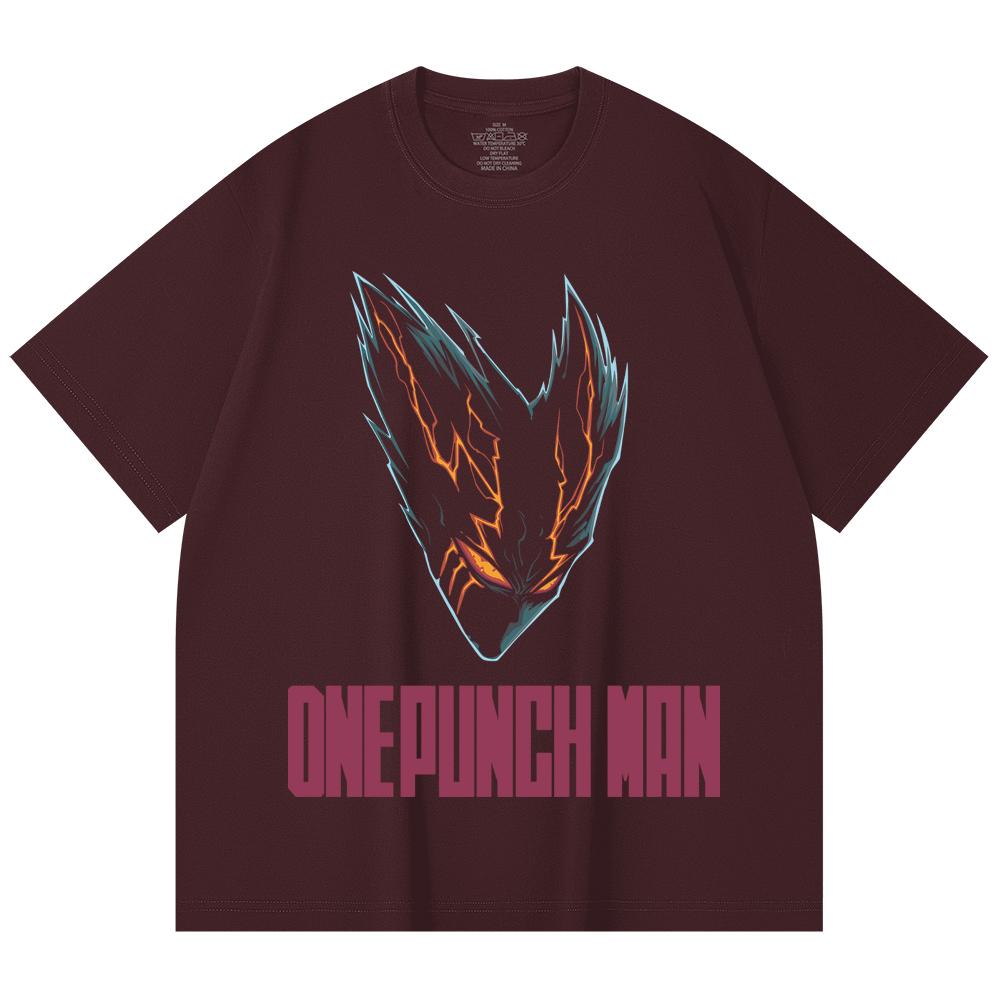 

230 Gsm 100% Cotton One Punch Man V8 Garou Print Unisex Heavy Cotton T Shirt 2XL