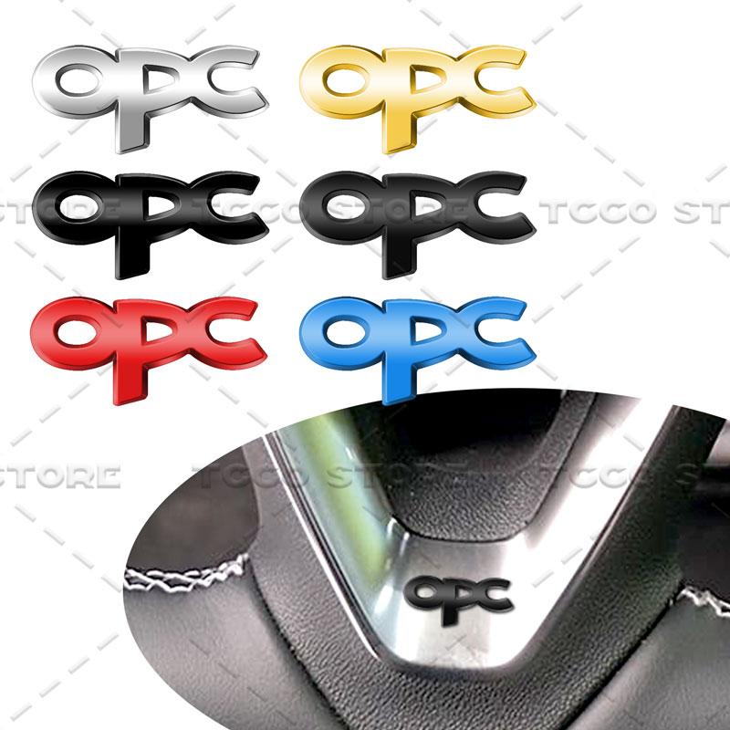 Auto Malé Kovové Auto Volant Auta Samolepka Středová Konzole Samolepka Dekorace Pro Opel OPC Logo Astra H G Insignia Mokka Zafira