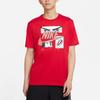 Nike T Shirts Men's Red Crew Neck Moderate DB6152-657