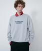 DUNST FOR MEN Unisex Slogan Sweatshirt_Udts6C109_Mid Melange Gray