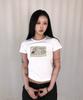 Seie Stamp Destroyed Damage Tee White