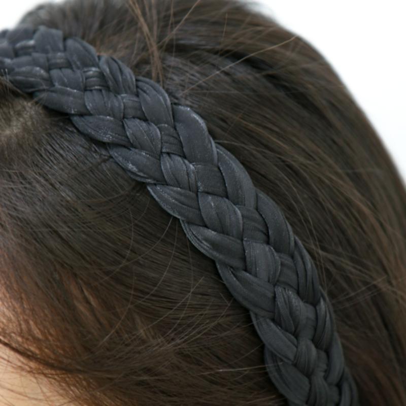 UNI.J Macrame Black Head-Band Ia138