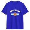 Streetwear T Shirt Summer Argentina Flag Leisure TShirts Pure Cotton Tshirt for Unisex Casual Cheap Print Short Sleeve Top Tees