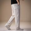 High-end Japanese Lyocell Tencel Linen Casual Pants Men's Summer Thin Retro Loose Wide Leg Straight Pants