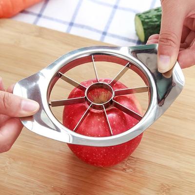 Stainless Steel Fruit Slicer Sharp Blade Multifunction 8 Slices Fruits Vegetables Cutter Divider Pitter