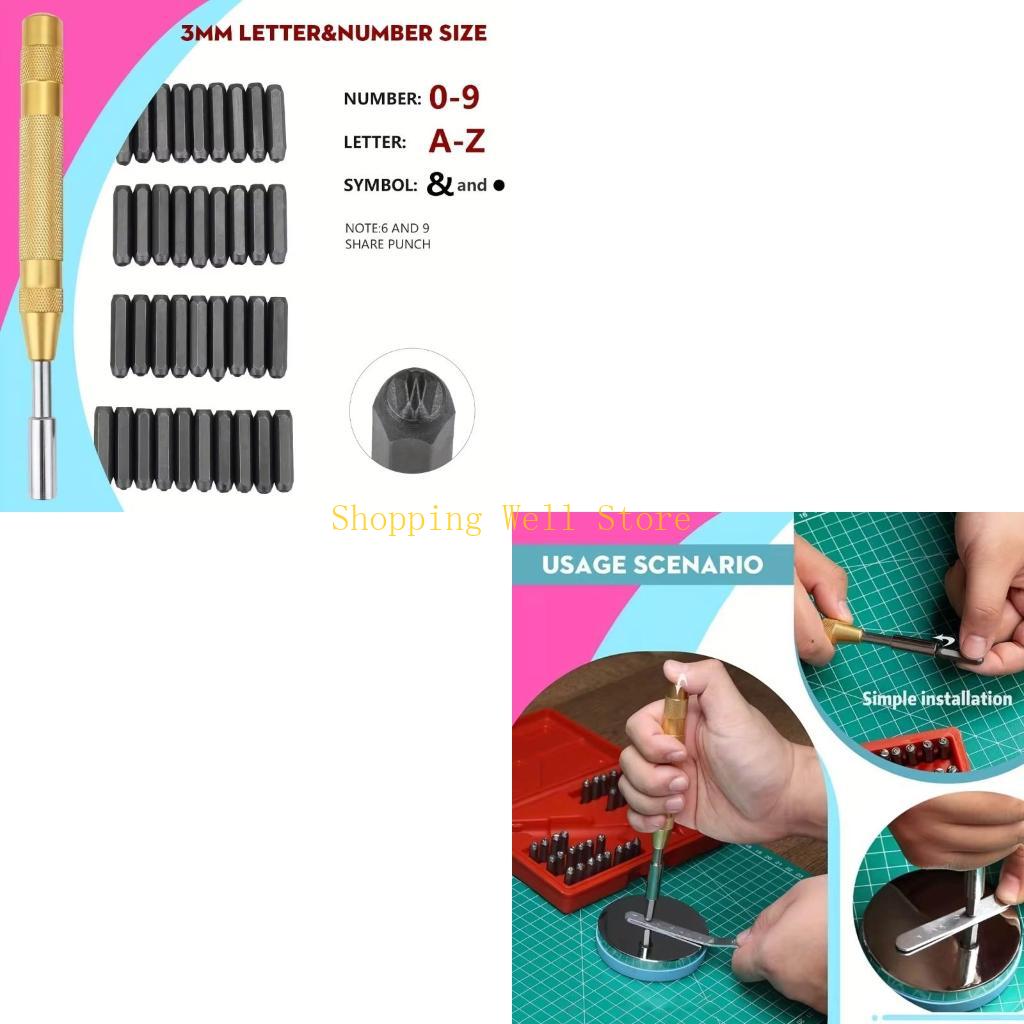 

KX4B Leather Embossing Stamp Tool Leather Carving Punching Tool China Mainland